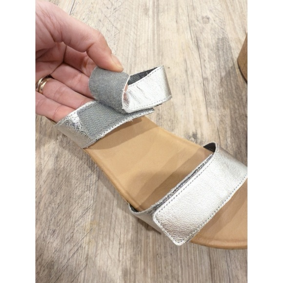 NAOT Caveran silver wedge sandals 41 - Picture 5 of 11